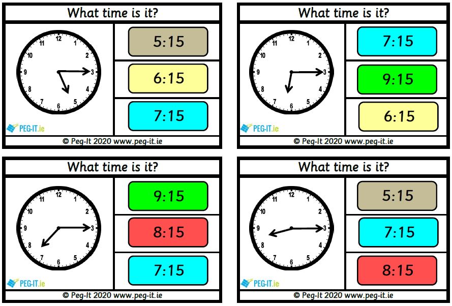 analogue-digital-time-matching-quarter-past-peg-it